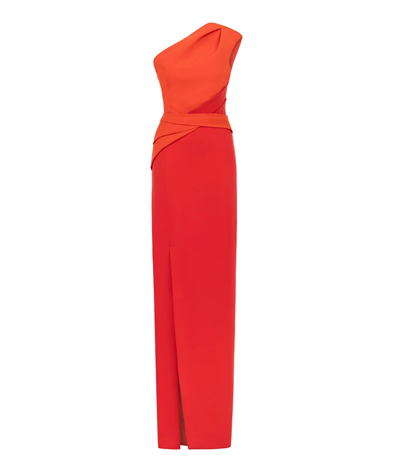 Ipekyol  Colorblock Asymmetrical Dress for Women | Best Price UAE